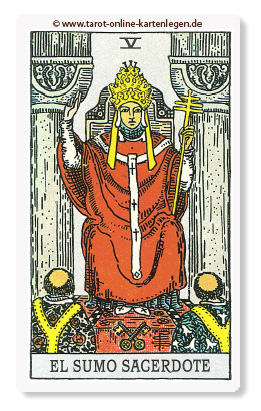 Große Arkana Der Hierophant